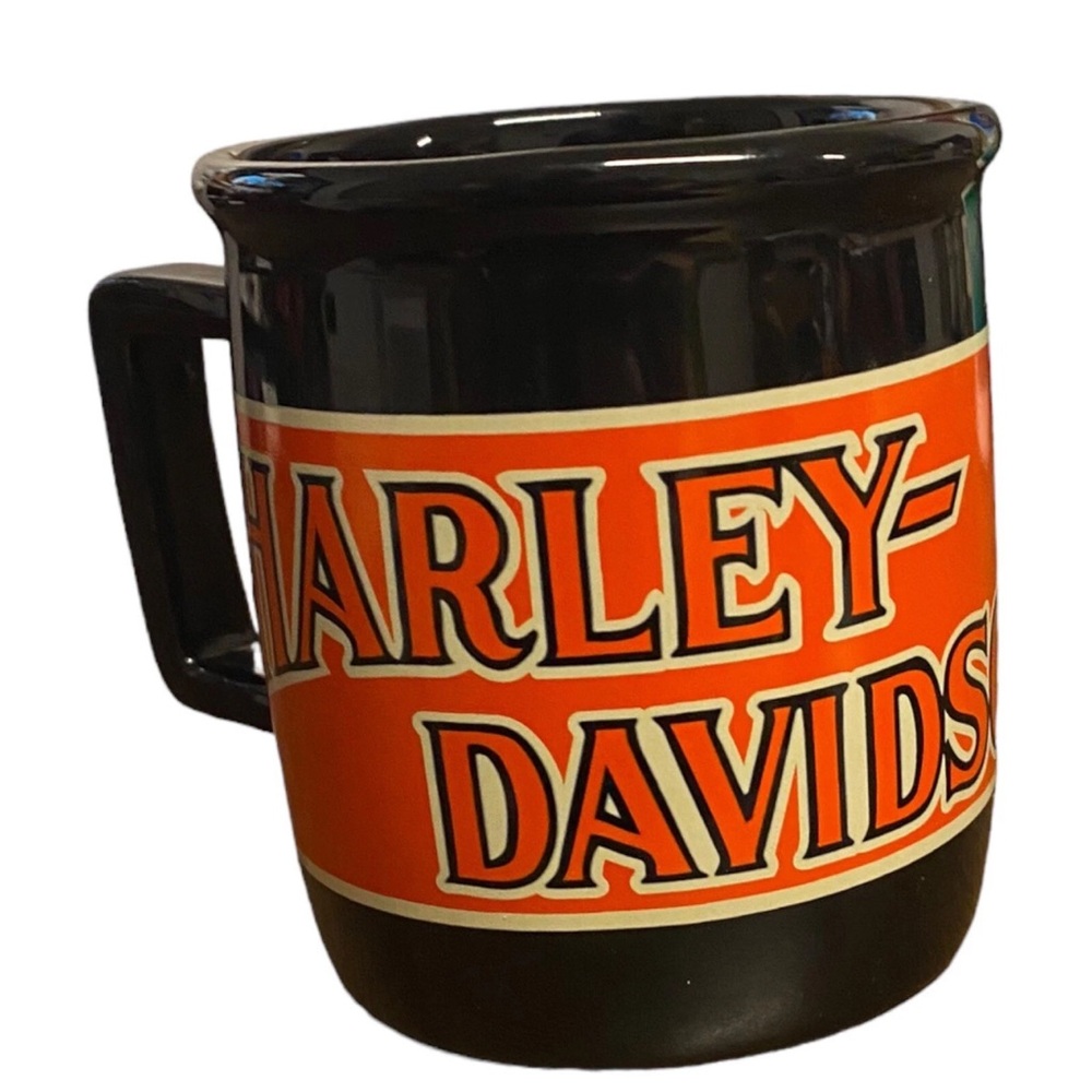 Harley-Davidson Bold Black and Orange Mug